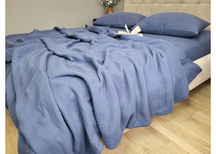 NAVY BLUE, MUSLIN (Нав. 50*70см-2шт) NAVY BLUE, MUSLIN (Нав. 50*70см-2шт)
