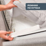 Наматрацник ДАБЛ (сірий) з еласт. стрічками по кутах (160/200 см) Наматрацник ДАБЛ (сірий) з еласт. стрічками по кутах (160/200 см)