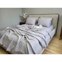 SMOKE GREY, MUSLIN (Плед 160*220см)