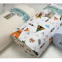 Хитрий лис/шампань, Turkish flannel (Полуторний)