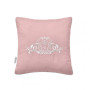 Подушка ROYAL з вишивкою, пудра (Декоративна)