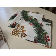 Серветки Різдво (Набір 6шт (40*40см))