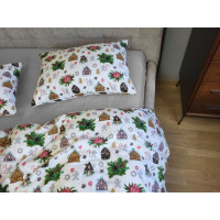Солодкі хатинки/сірий, Turkish flannel (Полут. на рез.)