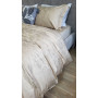 Сатин JACQUARD, TIARA BEIGE​ (Двоспальний)