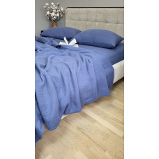 NAVY BLUE, MUSLIN (Плед 140*220см)