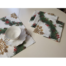 Серветки Різдво (Набір 8шт (40*40см))