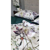 Сатин PREMIUM, PEONIES підк. Цільн. (Євро)