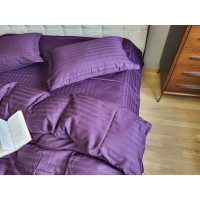 MULTI stripe RICH PLUM (Двоспальний)