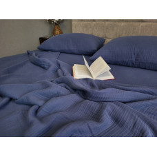 NAVY BLUE, MUSLIN (Двоспальний) NAVY BLUE, MUSLIN (Двоспальний)