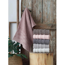 Рушники махрові VIP COTTON LUPEN, троянда (Сауна)