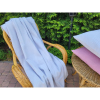 Піке Вафелька, Св.сірий/лаванда (Плед 180*220см)