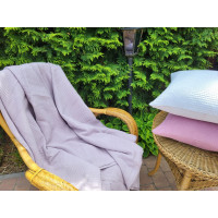 Піке Вафелька, Пудровий (Плед 140*220см)