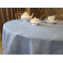 Скатертина Мармур блакитний, кругла (Діаметр 170см)