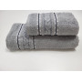 Рушники махрові VIP COTTON FILIZ, сірий (Сауна)