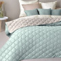 Покривало Стиль Cube, мята/св. сірий (180/210 см)