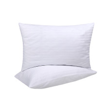 Набір нав. 2 шт. Stripe PREMIUM VIP, WHITE 1/1см (Набір 50*70см)