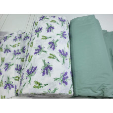 Ніжність лаванди зелений, GOFRE DUO (Двоспальний)