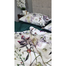 Сатин PREMIUM, PEONIES підк. Цільн. (Сімейний)