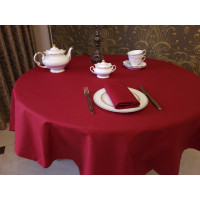 Скатертина Бордо, кругла (Діаметр 120см)