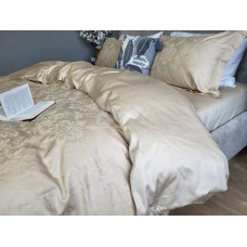 Сатин JACQUARD, TIARA BEIGE​ (Сімейний)