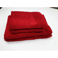 Рушник махровий, Бордо 400гр/м2 (Лице 50/90см)