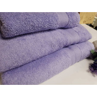 Полотенце махровое "Сиреневый" 500гр/м2 (Набір (Баня+Лице))