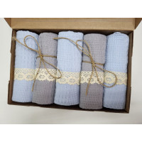 Рушники ПІКЕ Прованс, Волошковий сироп (Набір)