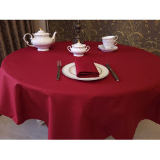 Скатертина Бордо, кругла (Діаметр 120см)