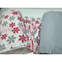 Сніжинка сіра/сірий, Turkish flannel (Сім. на резин.)