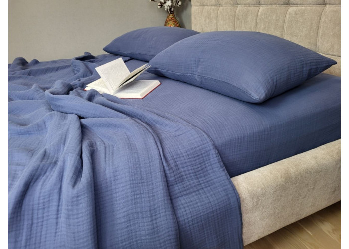 NAVY BLUE, MUSLIN (Сімейний) NAVY BLUE, MUSLIN (Сімейний)