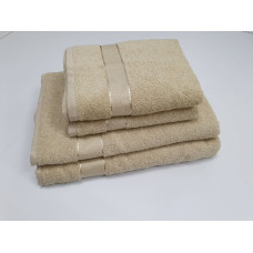 Рушник махровий, Капучіно 400гр/м2 (Баня 70/140см)