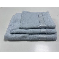 Рушник махровий, Блакитний 400гр/м2 (Руки 40/70см)