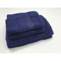 Рушник махровий, Чорничний 400гр/м2 (Лице 50/90см)