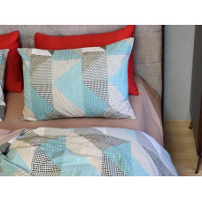 BEIGE MOSAIC, Turkish flannel нав 70*70см (Полуторний)