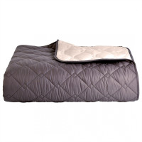 Покривало Стиль Cube, шоколад/беж (180/210 см)