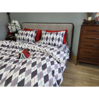 Ромб сірий, Turkish flannel (Сім. на резин.)