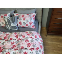 Сніжинка сіра/сіра гавань, Turkish flannel (Євро)