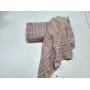 Рушники махрові VIP COTTON FILIZ, фрапе (Сауна)