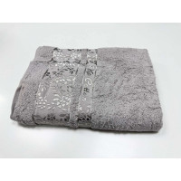 Рушн. махрові VIP COTTON ROWAN-N, сірий (Сауна)