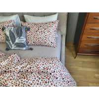 Багряна осінь/сірий мусон, Turkish flannel (Полуторний)