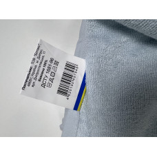 Рушник махровий, Блакитний 400гр/м2 (Лице 50/90см)