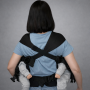 Ерго рюкзак для двійні 5 в 1 чорний