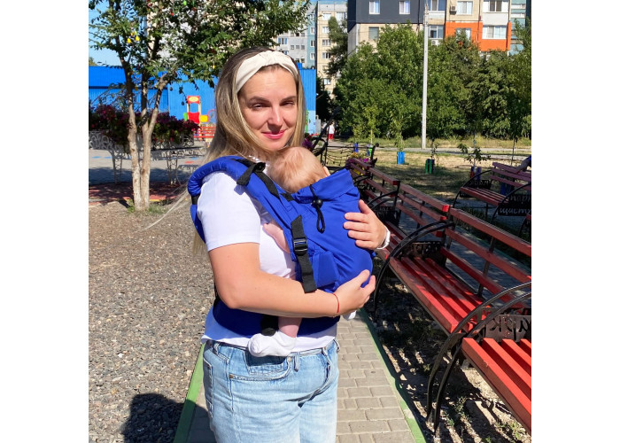 Ерго рюкзак від народження Adapt синій котон (0-18 міс) Ерго рюкзак від народження Adapt синій котон (0-18 міс)