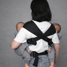Ерго рюкзак для близнюків сірий