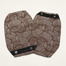 Накладки для смоктання шоколадні Leaf