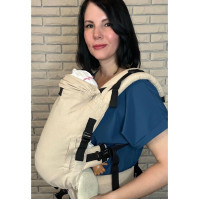 Ерго рюкзак від народження Adapt бежевий льон (0-18 міс)