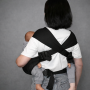 Ерго рюкзак для двійнят чорний