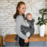 Май-слінг жакардовий сірий Leaf