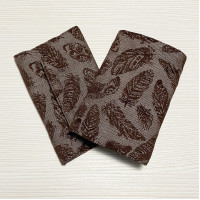 Накладки для смоктання шоколадні Feathers