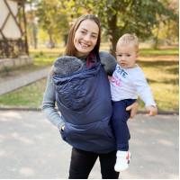 Слінгонакидка синя 2 в 1